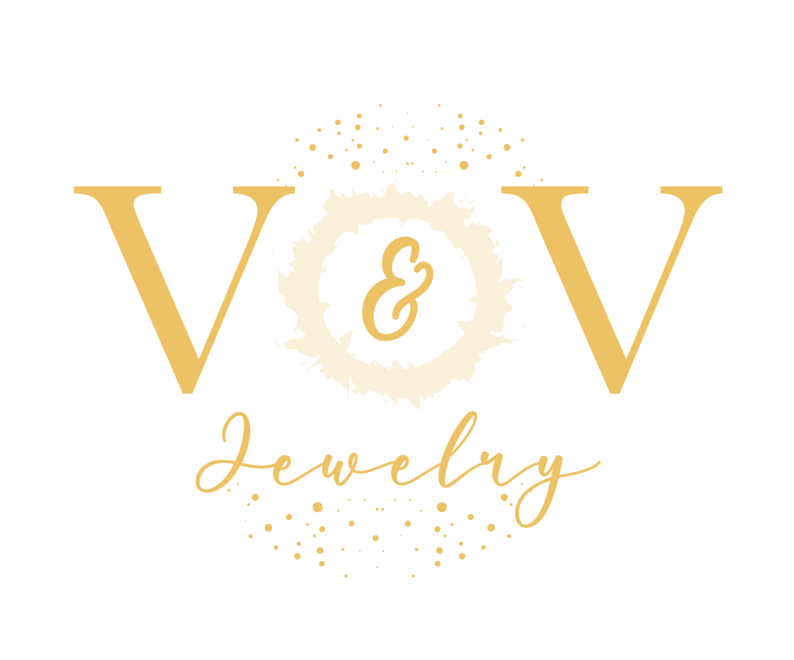 Logo V & V Jewelry doré