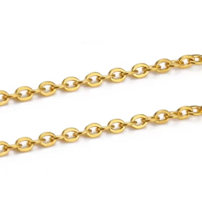 chaine-maille-ovale-collier-personnalise-charms-vetv-jewelry-bijoux-acier-inoxydable Bracelet personnalisé Acier Inoxydable