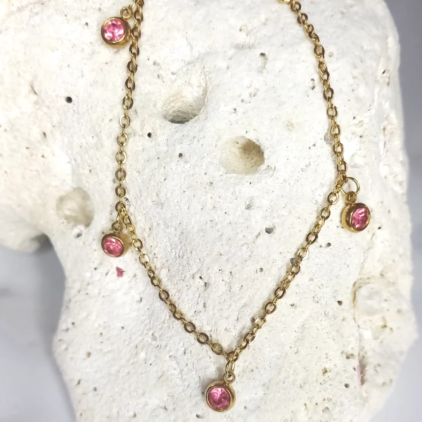 chevillère-rosy-acier-inoxydable-vetv-jewelry Chevillère Rosy