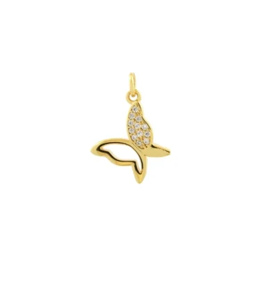 papillon-grand-charm-acier-inoxydable-vetv-jewelry Charm Papillon Grand