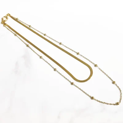 Collier-Elorie-double-rang-bijoux-acier-inoxydable-vetv-jewelry4 Collier Elorie