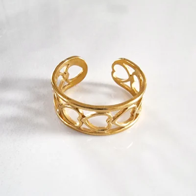 Bague-cuty-hearts-acier-inoxydable-vetv-jewelry Bague Cuty Hearts