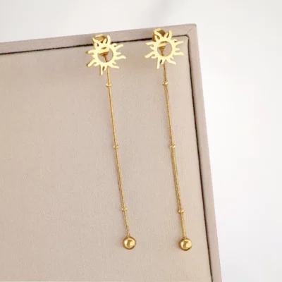 boucles-d-oreilles-ahau-bijoux-acier-inoxydable-vetv-jewelry Boucles d'oreilles Ahau
