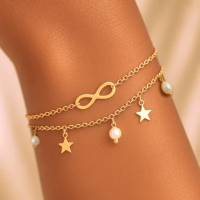 Bracelet-doux-infini-bijoux-acier-inoxydable-vetv-jewelry-martinique