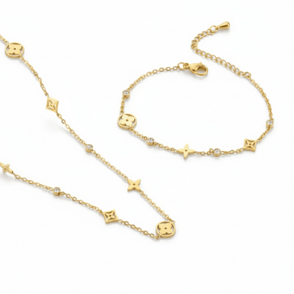 Parure-floreal-bijou-acier-inoxydable-vetv-jewelry-martinique